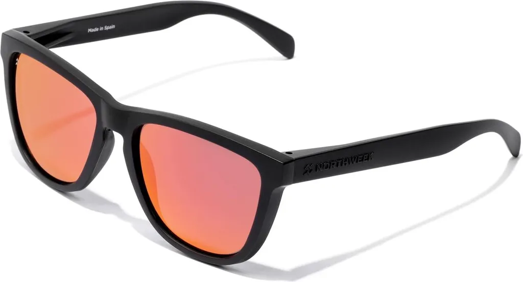 Lunettes de soleil REGULAR Verres Polarisés Ruby et Monture Noir Mat