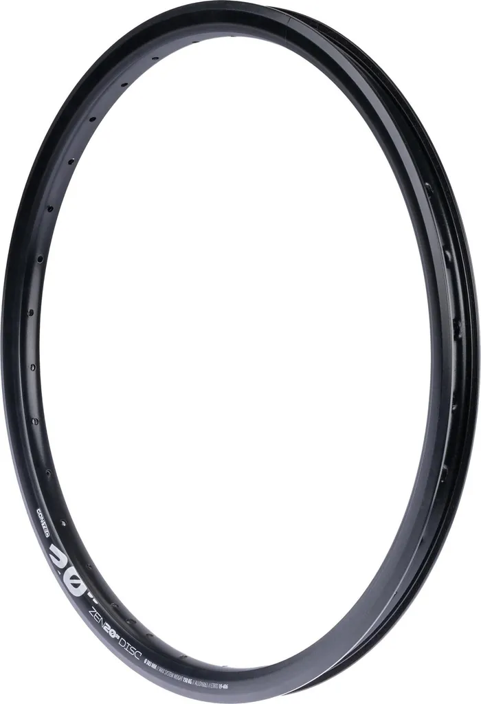 Jante vélo Contec Zen 20 Disc 19-406 alu noir - 32 trous pour freinage disque