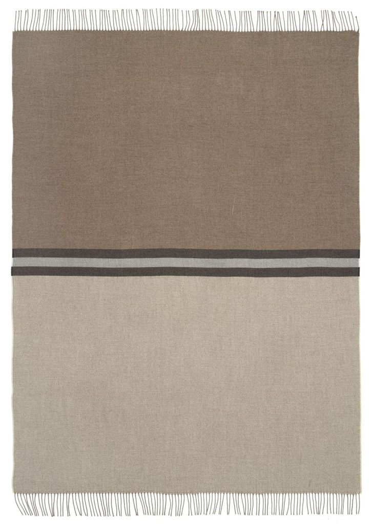 Eagle Products Decke MELBOURNE, 130 x 195 cm, maus, dunkelnatural