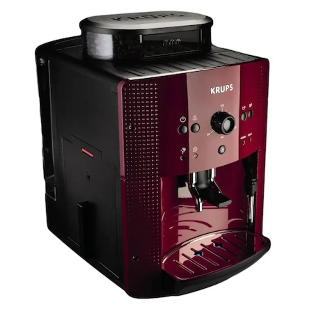 Machine à café Krups Essential EA810770 rouge - Broyeur grain compact