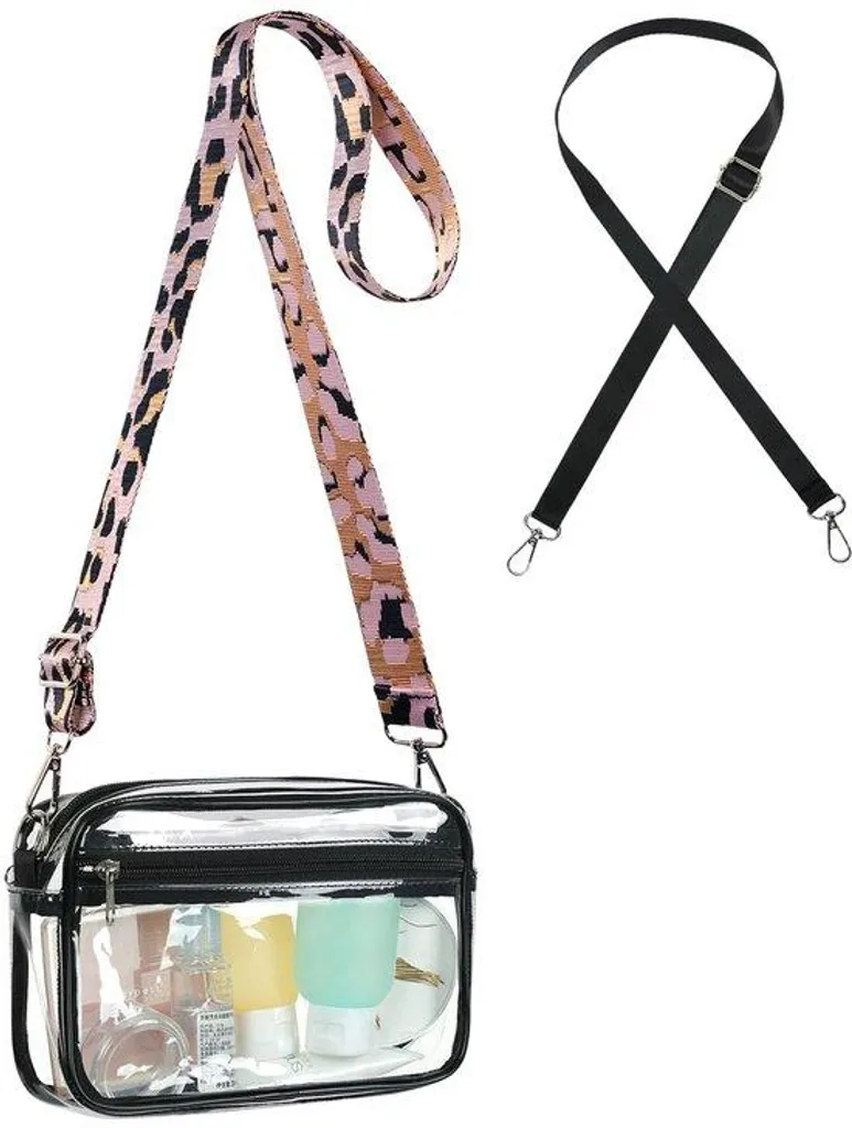 Sac de voyage transparent pour concerts et sports avec cordon réglable