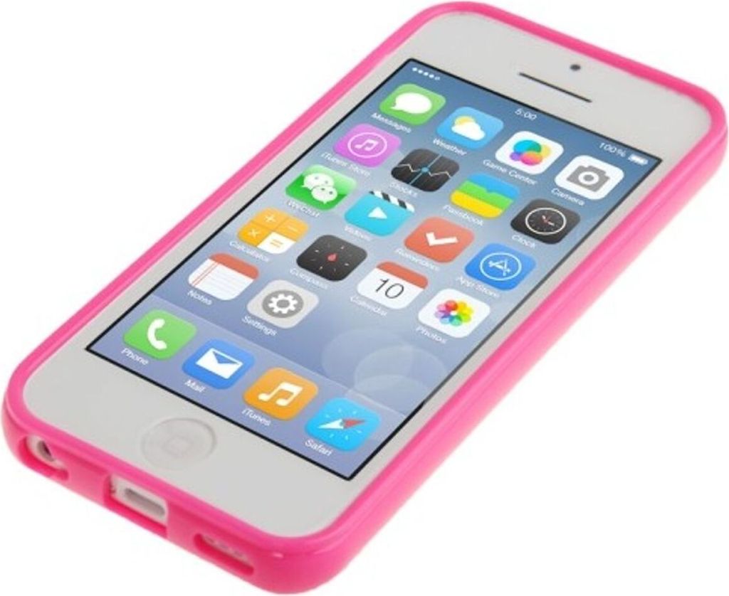 Handyhülle TPU Case für Handy Apple iPhone 5C Pink