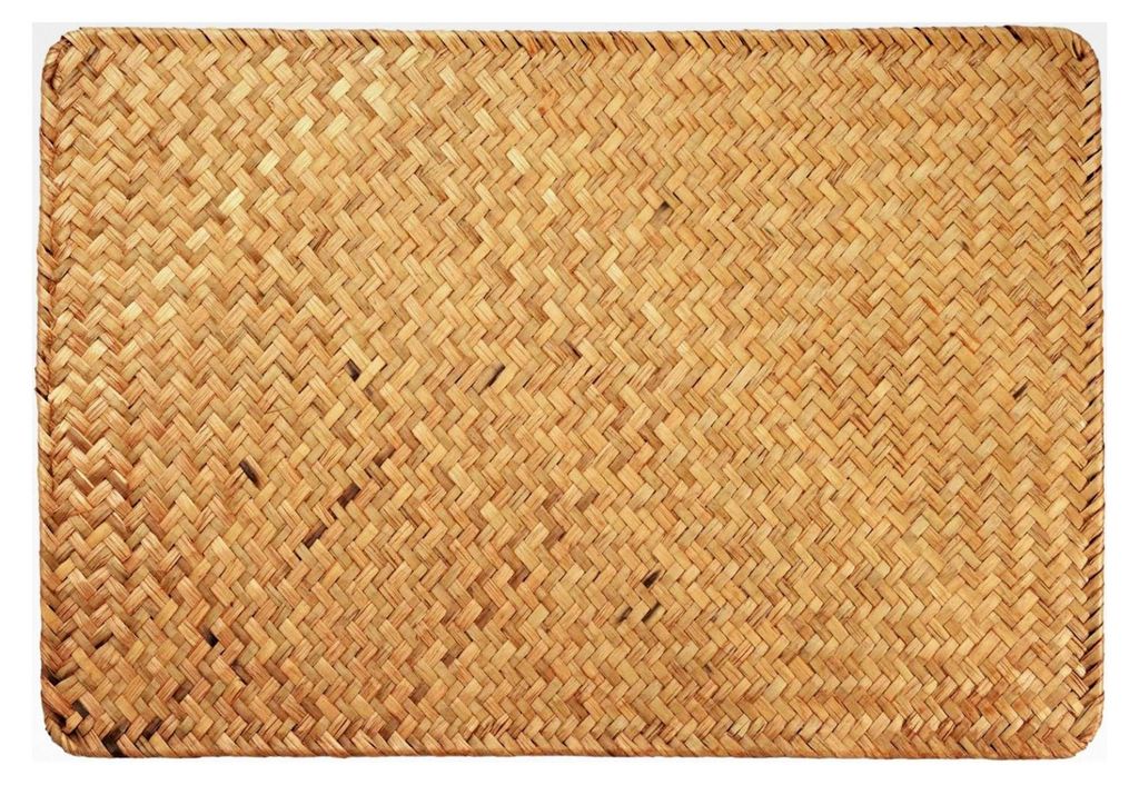 Rutschfeste Tischsets aus Seegras-Rattan - Hitzebeständige Woven Esstischsets für Weihnachten und Isolierung (6 Stück)