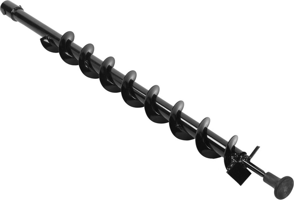 Steel Earth Auger Drill Bit Garden Post Hole Digger 60x800mm Single Blade