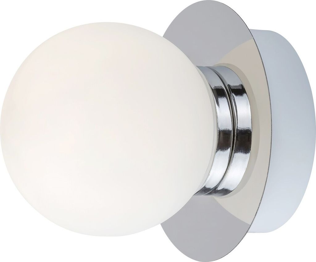 A close-up studio shot of a modern wall light fixture.