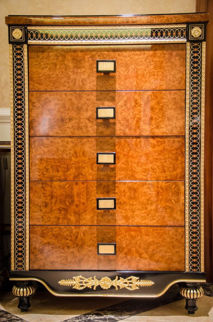 Kommode Sideboard Kommoden E61 Sideboards 4 Schubladen Hochschrank Schrank Neu