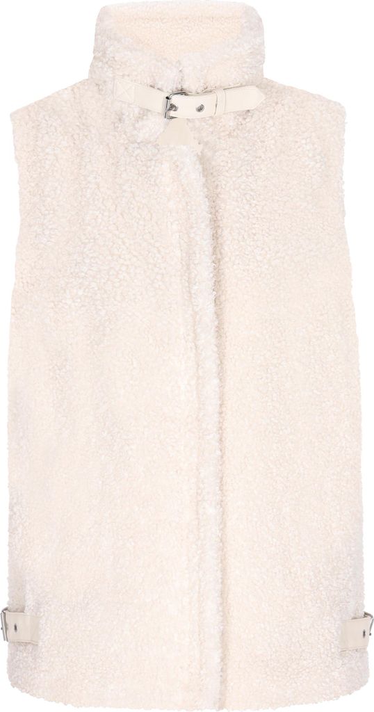VIRITA damen weste - wollweiss, L