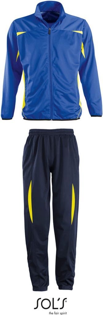 SOLS Teamsport Herren Trainingsanzug Sweat-Hose 90300 royal blue/lemon/navy 3XL