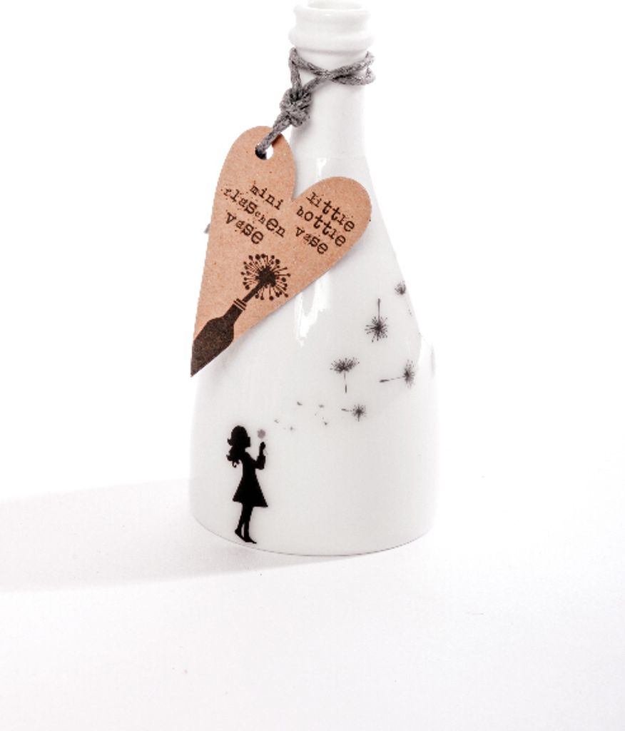 Mini Flaschenvase Pusteblume Produktbild 