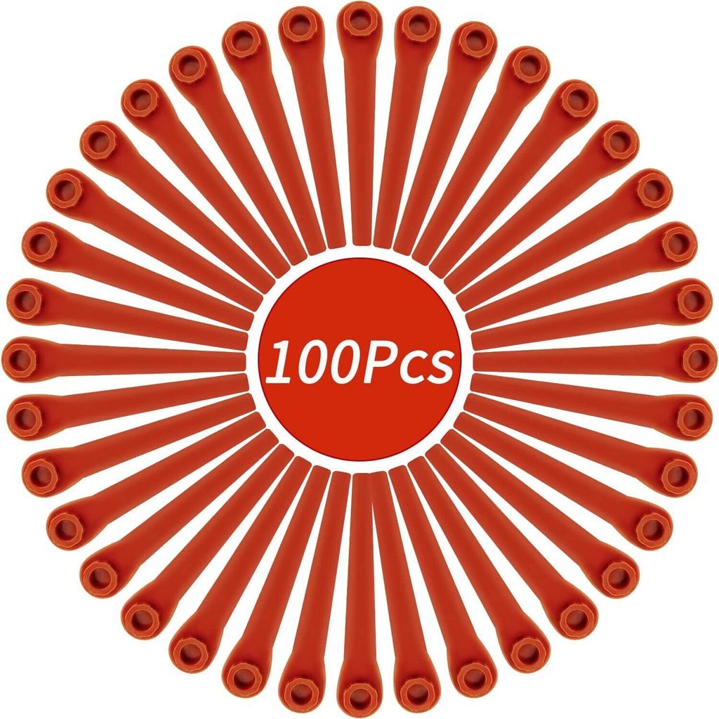 100 Stš¹ck Kunststoffmesser Ersatzmesser fš¹r Gardena Rasentrimmer Easycut Li-18/23 R