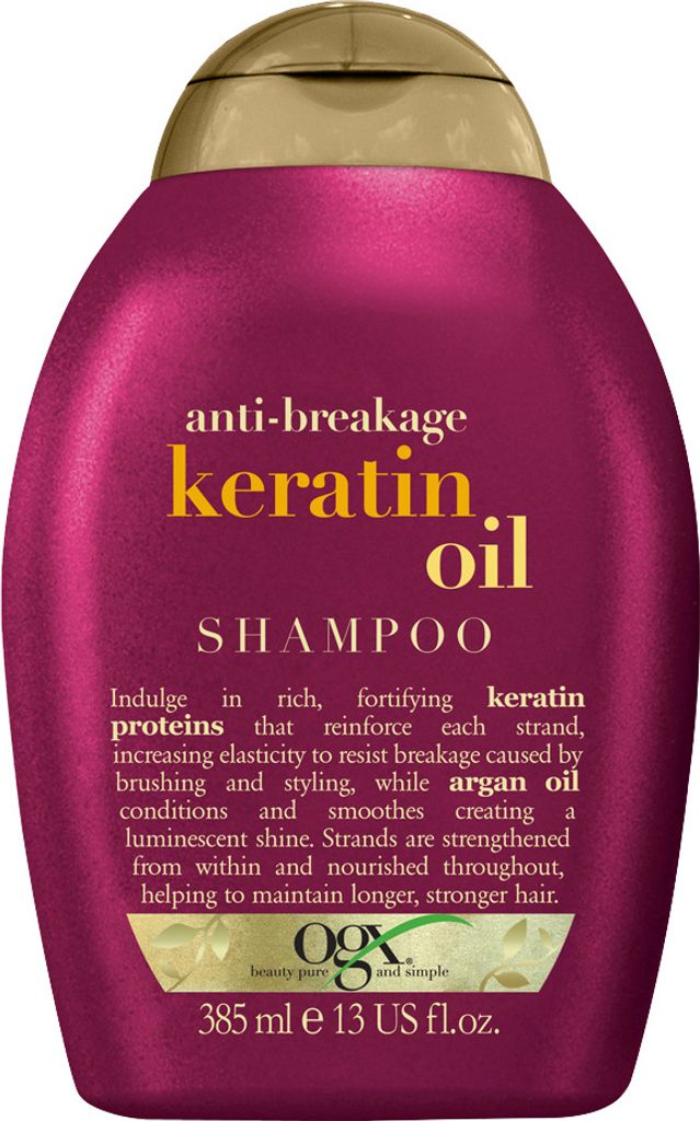 Ogx Keratin Oil Shampoo Anti-Rottura 385ml Immagine del prodotto 