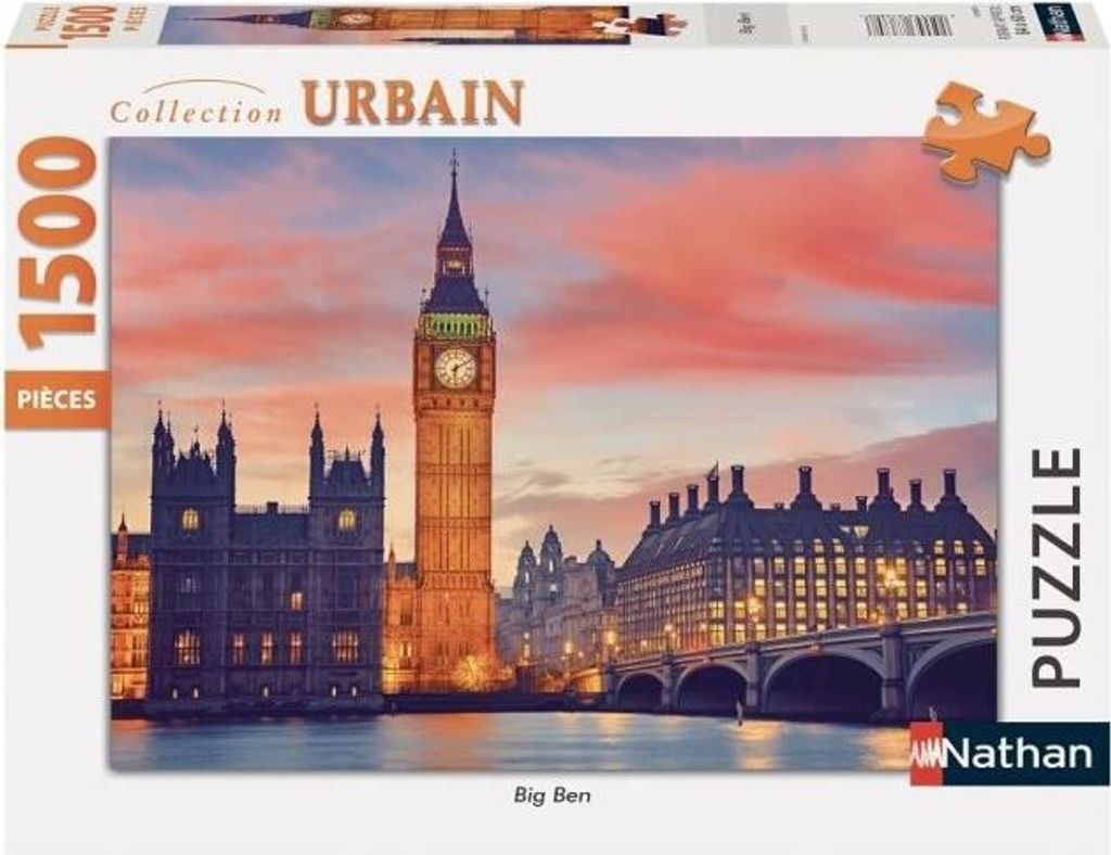 Nathan Puzzle Big Ben - 1500 Teile Erwachsene Kinder Legespiel