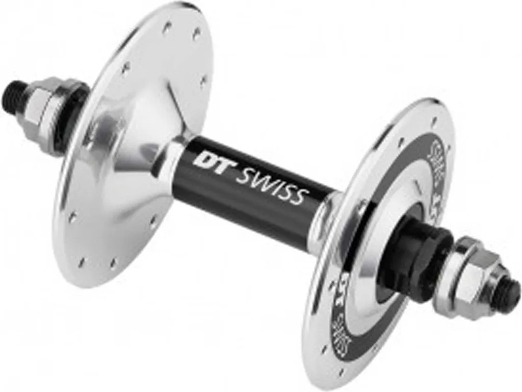 Moyeu DT Swiss 370 Track argent 20 trous : fluidité et rigidité piste