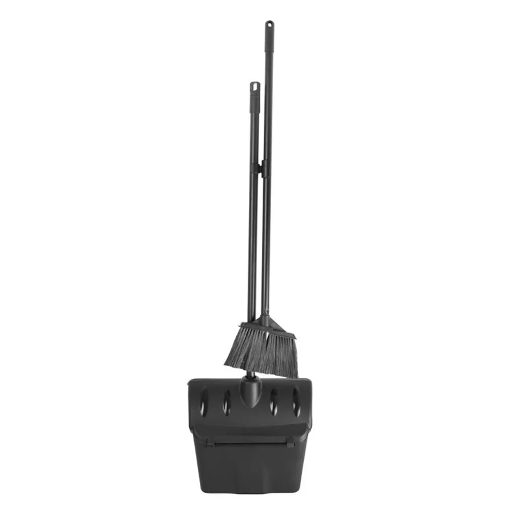 Jantex Set Pulizia Lobby: Scopa Stretta Professionale Nera