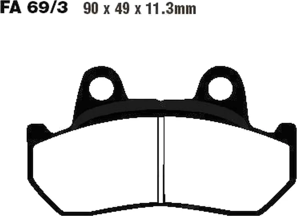 Plaquettes de frein haute endurance Honda GL 1200 D Goldwing 1984-1988