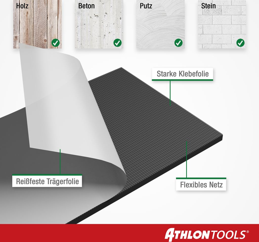 ATHLON TOOLS 2X FlexProtect Garagen-Wandschutz - je 2 m Produktbild 6