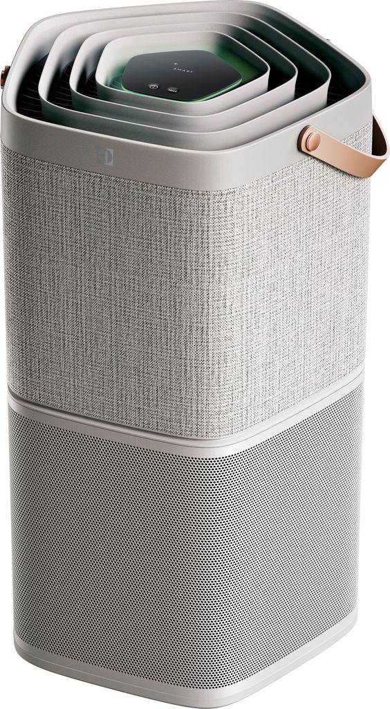 A studio shot of a modern air purifier.