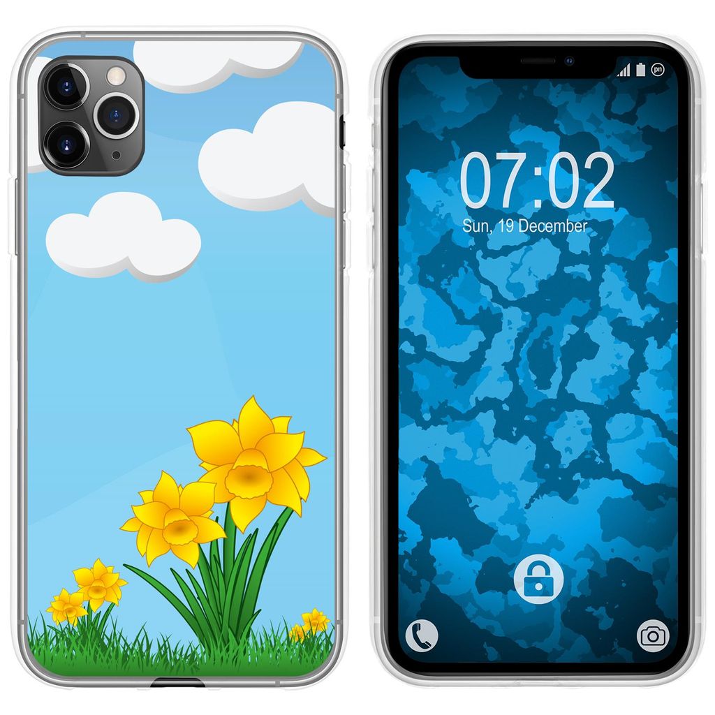 PhoneNatic Case kompatibel mit Apple iPhone 11 Pro Max Silikon-Hülle Ostern M4