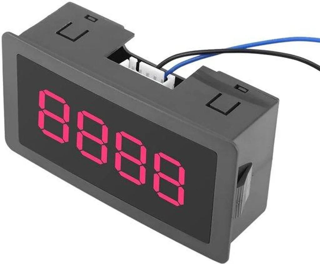 Finis les relevés illisibles : Compteur d'eau à écran LED rouge 4 chiffres