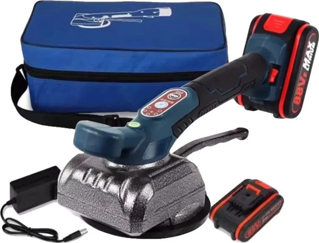 Vibrateur de carrelage électrique portatif avec 1 batterie incluse