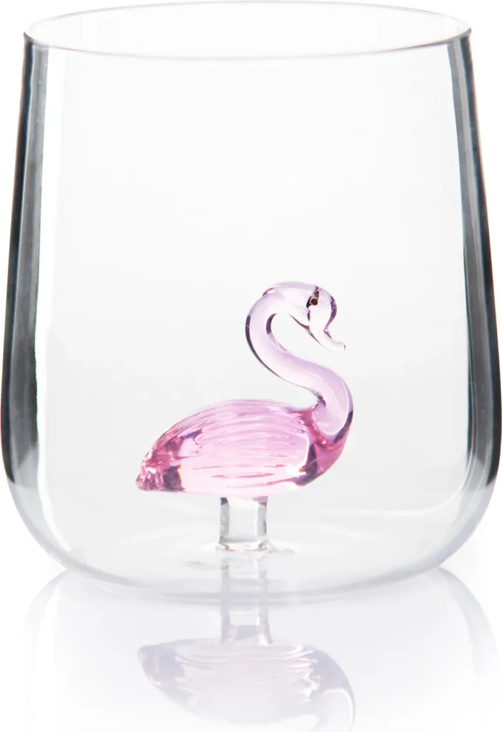 Offerta Set 4 Bicchieri Excelsa Flamingo Inside 45cl - Vetro Trasparente