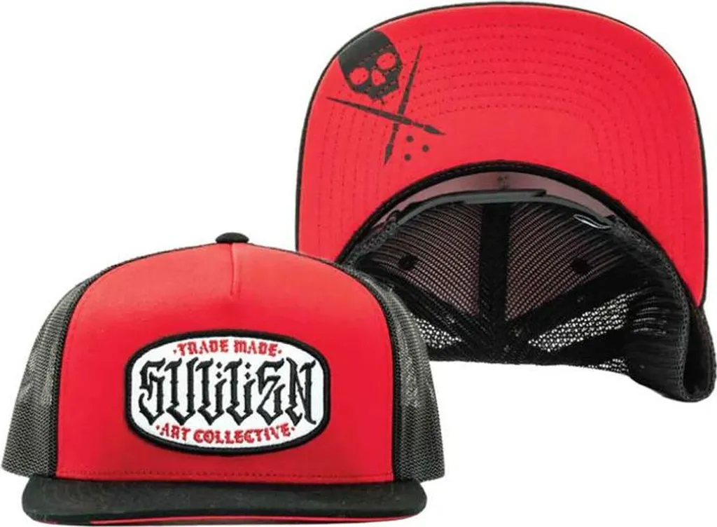 Cappellino Sullen Station Red Snapback - L'Icona del Tattoo Lifestyle