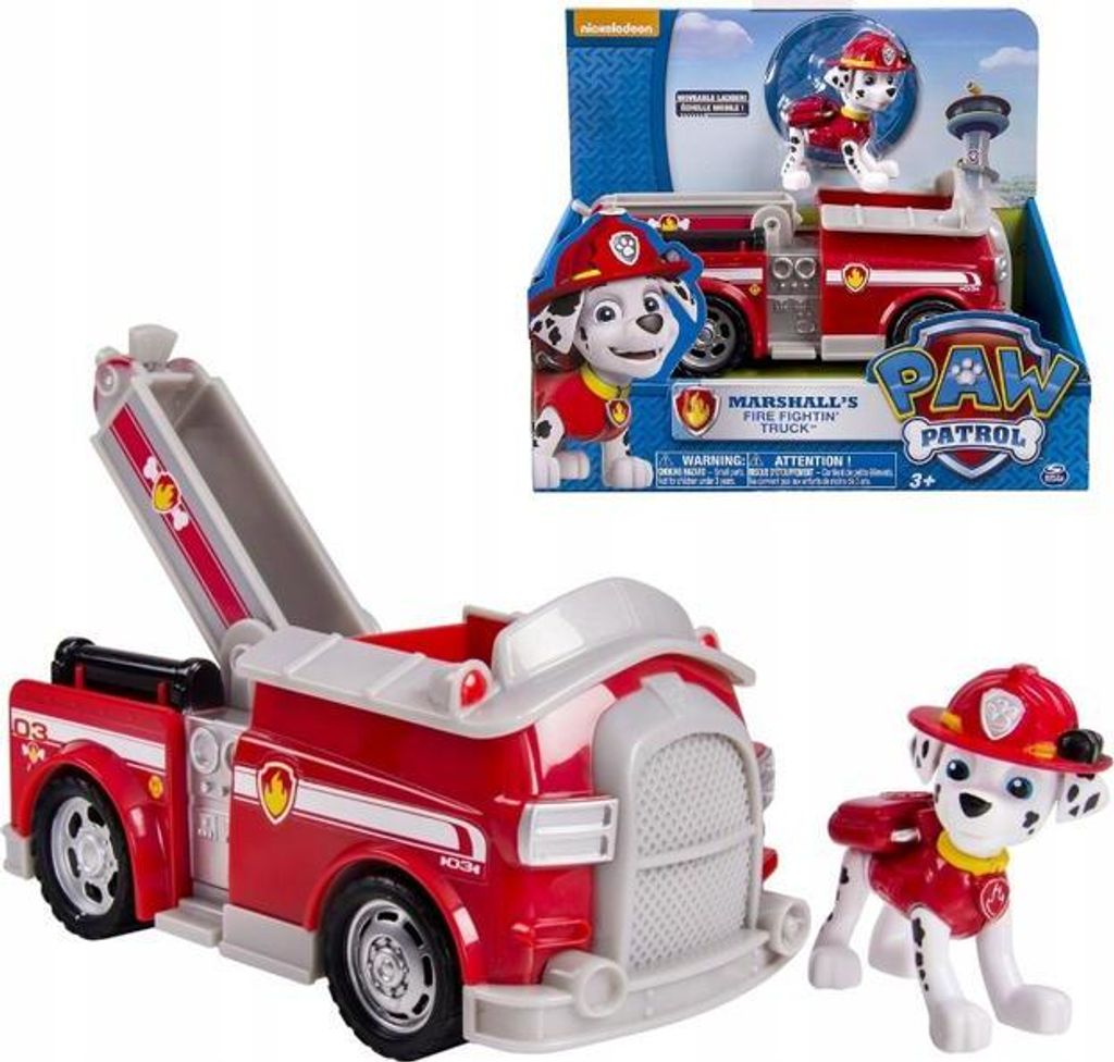 PAW PATROL MARSHALL und FEUERWEHRWAGEN – FEUERWEHR