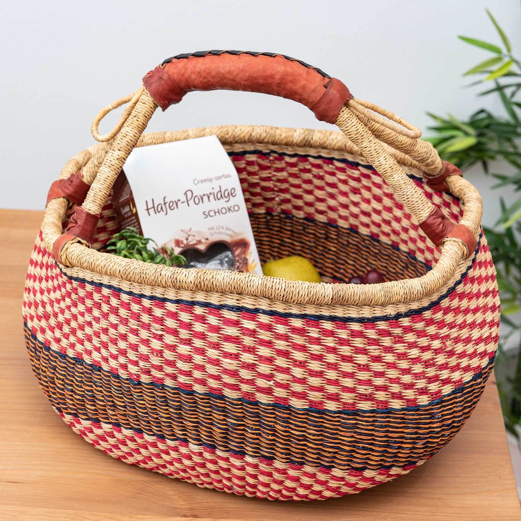 SIDCO Einkaufskorb Seegras Keniakorb Malikorb Seegrastasche Produktbild 2