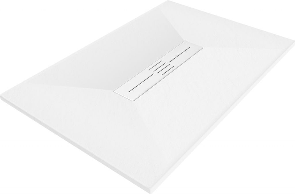 Mexen Toro Rechteckdusche SMC 100 x 80 cm, weiß, weiße Abdeckung - 43108010-W