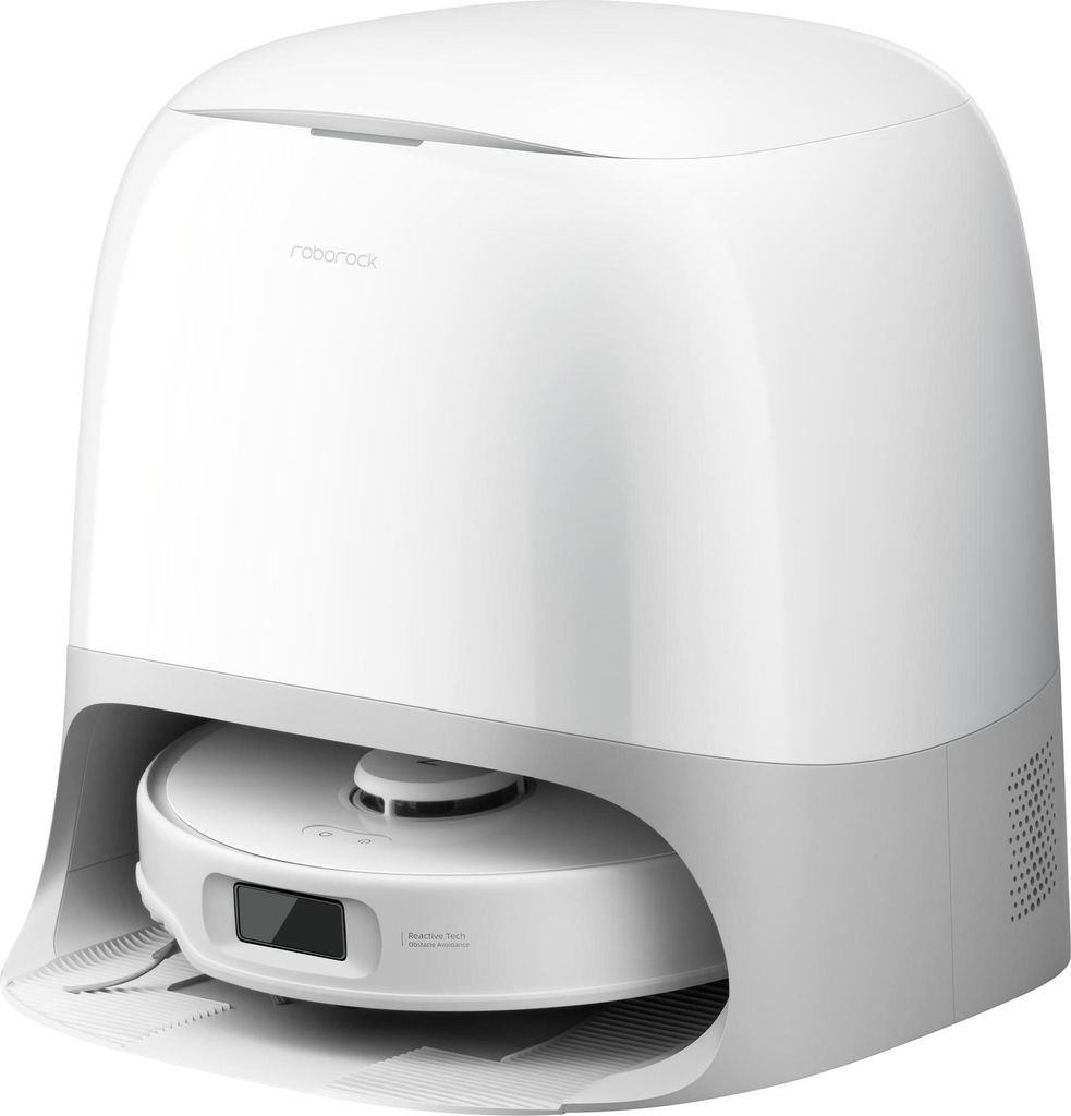 Roborock Qrevo Curv 5A1, Bezsáčkové, Černá, Bílá, Kulatý, Obrázek produktu 