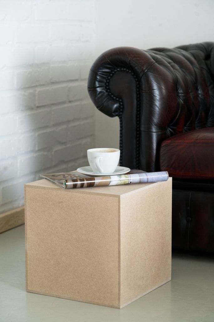 Dekosäule Unlackiertes MDF - Blumensäule für Wohnzimmer - Produktbild 3