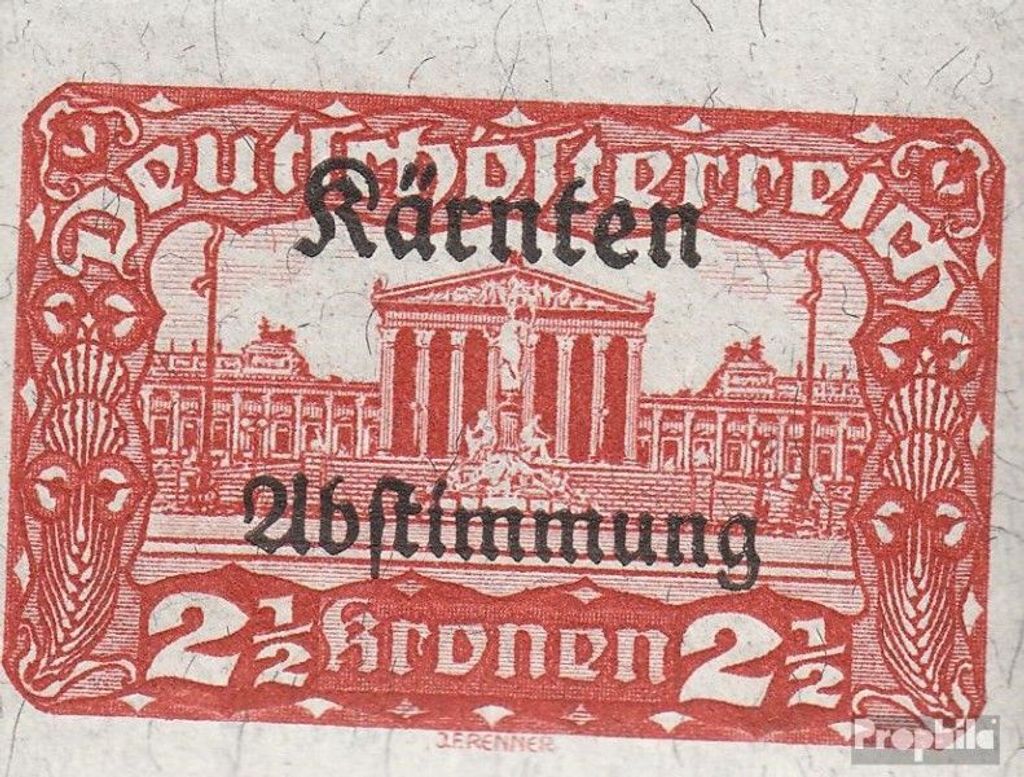 Briefmarken Österreich 1920 Mi 333 postfrisch Kärnten