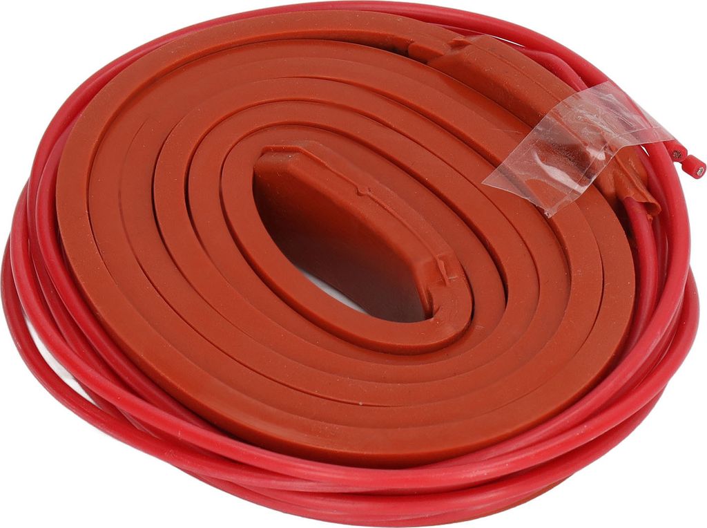 Silikonheizband Wasserdicht Weiche Isolierung Flexible Heizung für Ölleitung 15x1000mm 40w DC24V