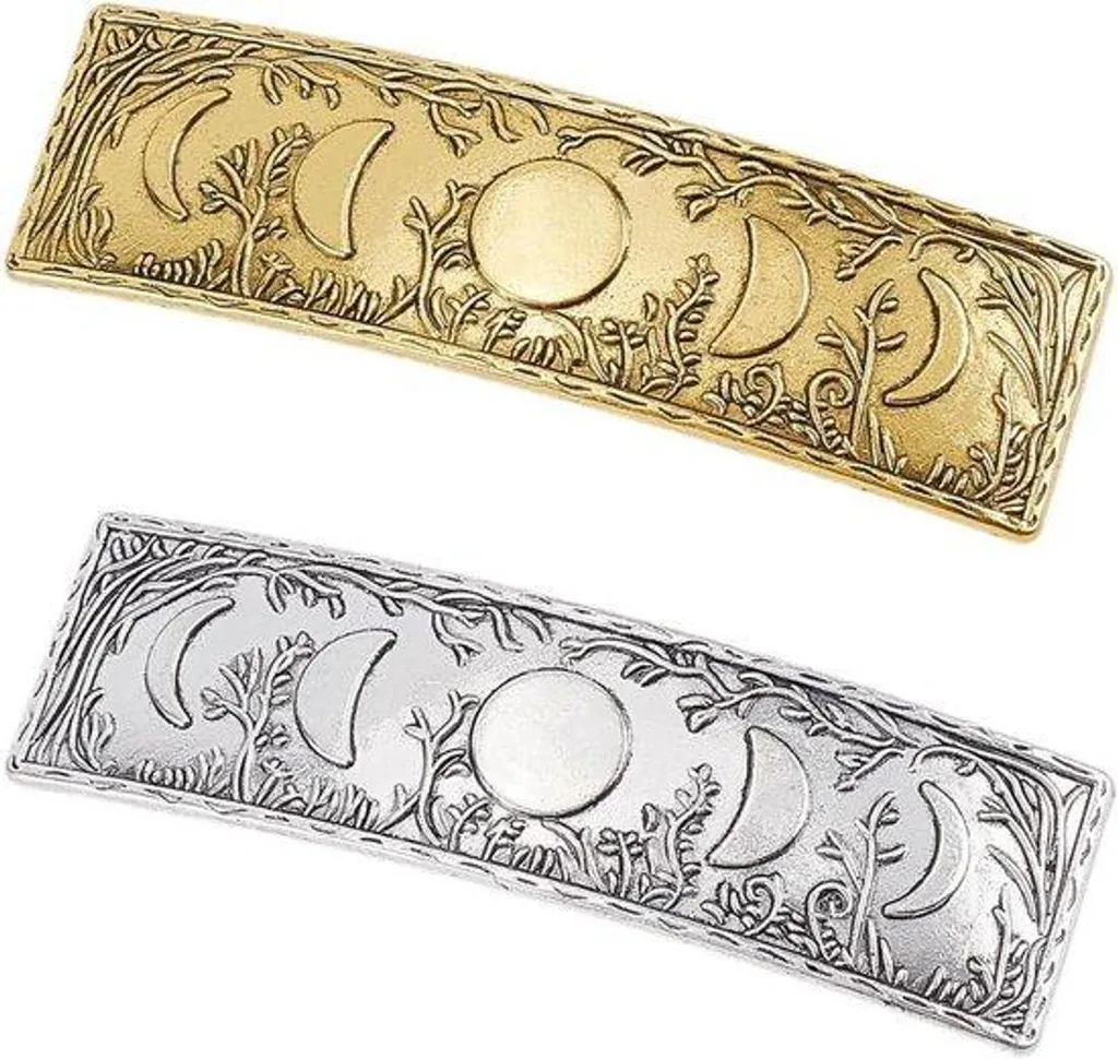 Accessoire de coiffure vintage femme avec motif lune et étoiles rétro