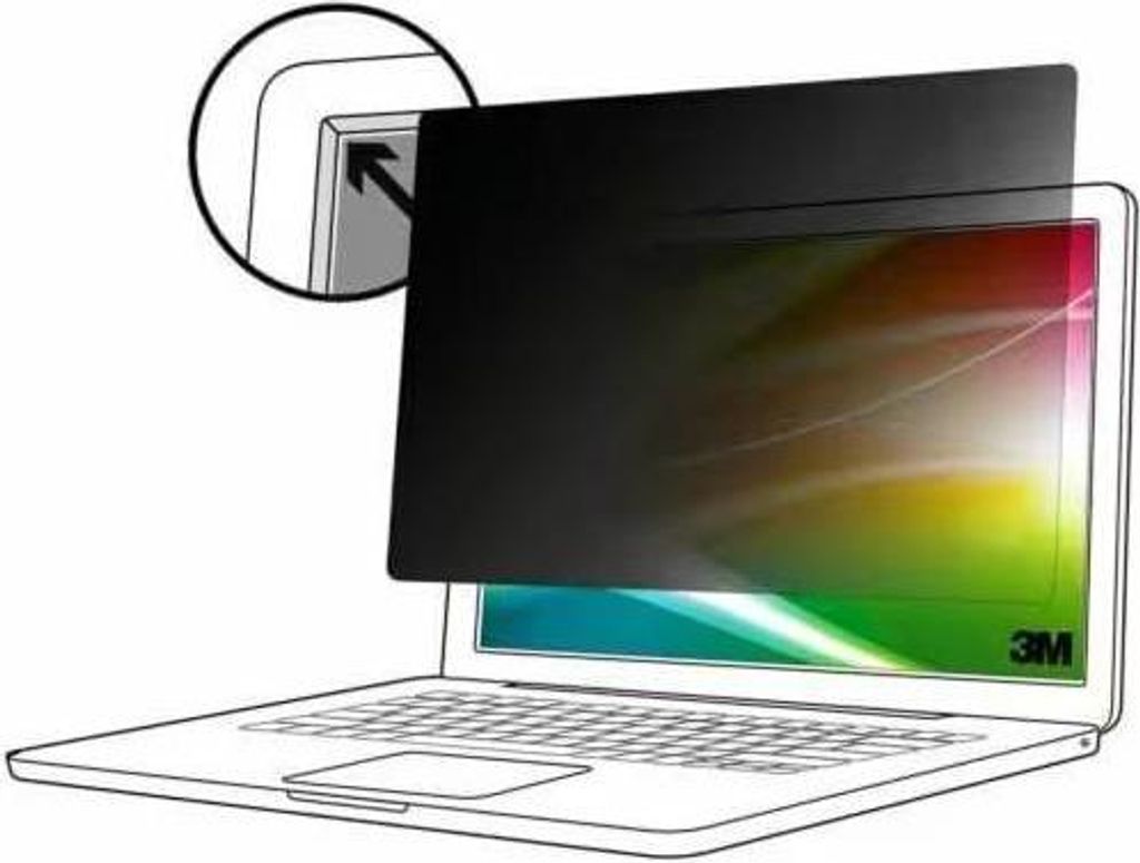 3M Bright Blickschutzfilter für Apple MacBook Pro 16" (2019), 16:10, 98044302150
