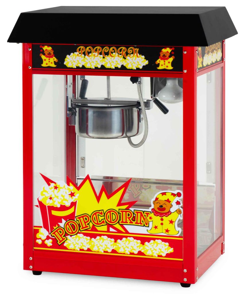 HCB Popcornmaschine - deluxe - schwarz - 230V - 6248