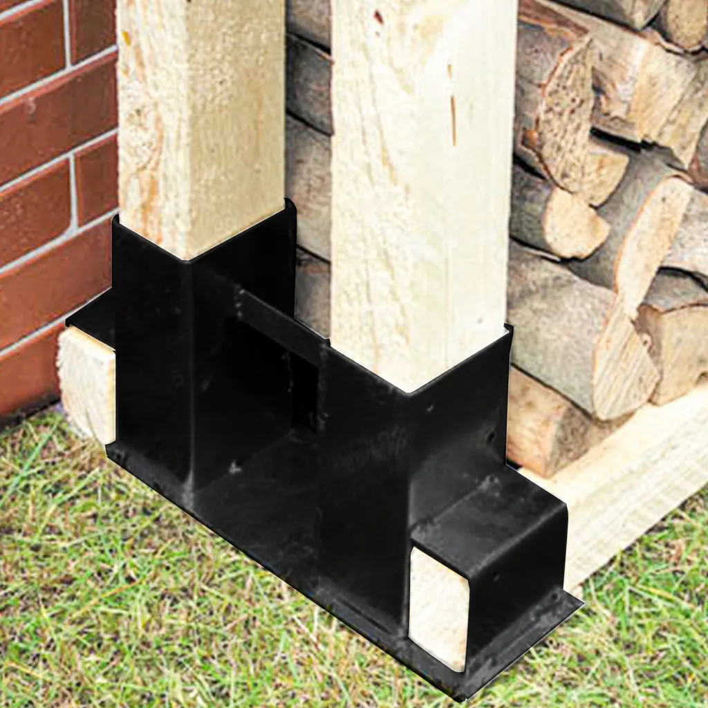 Supporto Legno Impilabile Yakimz Nero | Set 8 Pezzi Fai da Te - 3