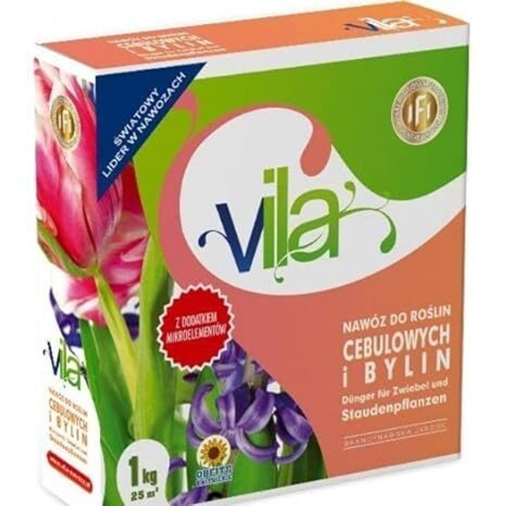 Vila Dünger für Blumenzwiebeln und Stauden Pflanzen Blumendünger Garten 1 kg