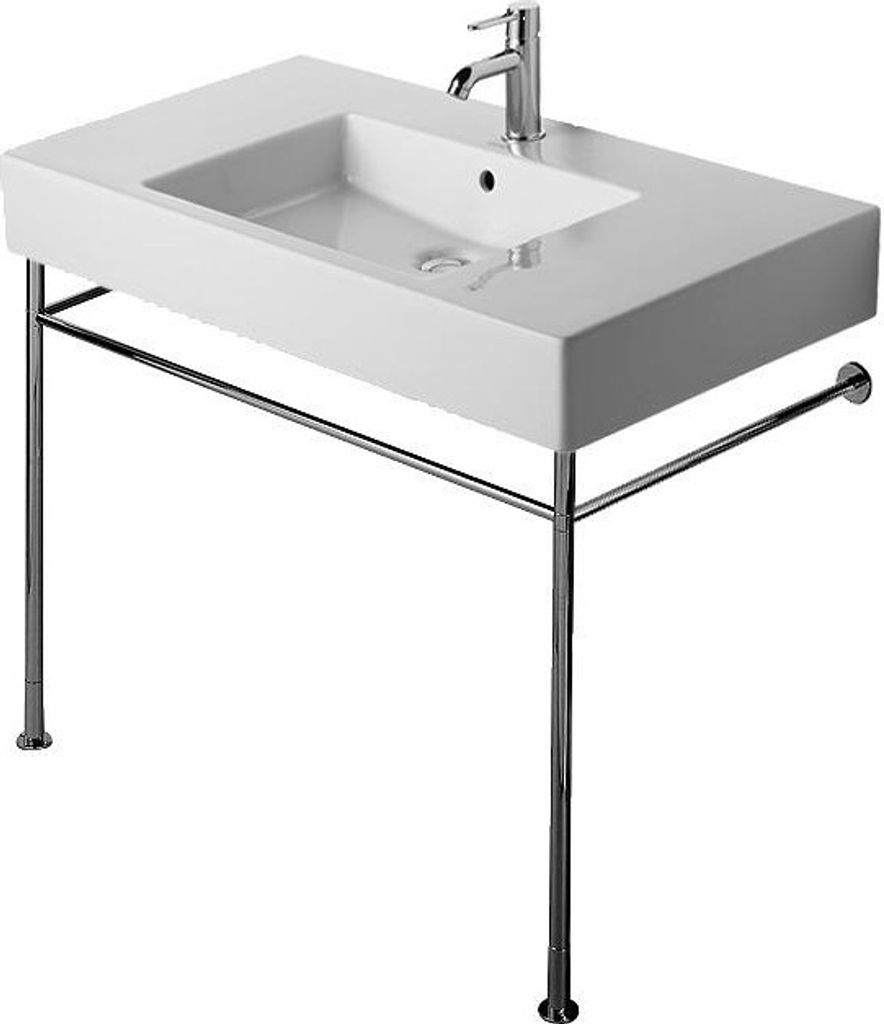 Duravit Metallkonsole VERO höhenverstellbar +50 mm, chrom für Waschtisch 032985