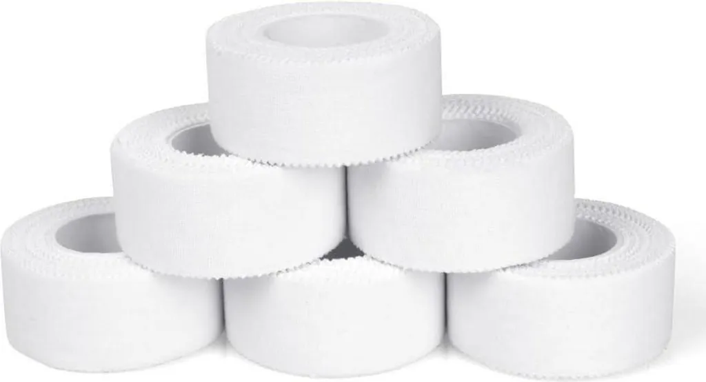 Bande de kinésiologie étanche Kinesiotape blanc doux pour la peau