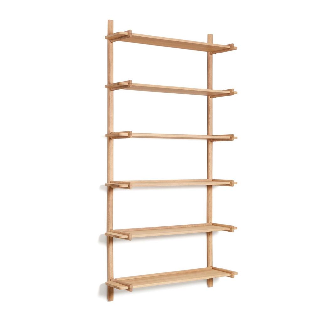 Regal Sitra 110 x 202 x 23 cm Eichenholz