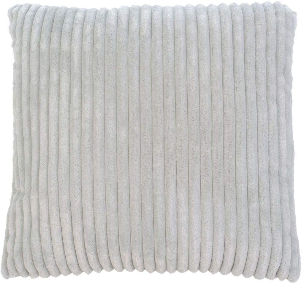 Gözze Kissen Cord Optik mit Füllung 50 x 50 cm silber Produktbild 