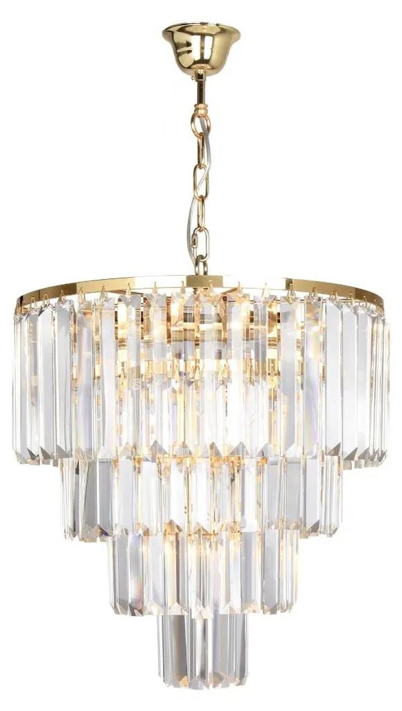 Suspension Dorée Zuma 17106/4+1-GLD AMEDEO avec Finition de Luxe