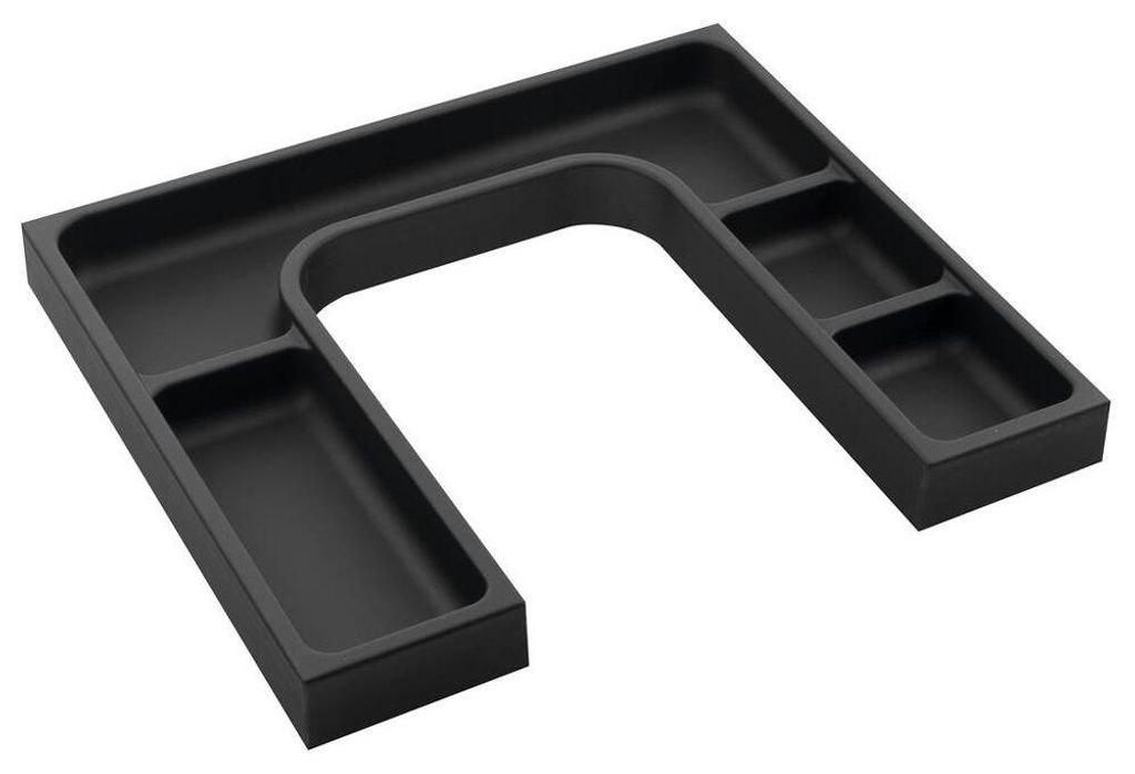 Organizér LINDO "U" 372x36x323 mm, plast, antracitová farba Obrázok produktu 