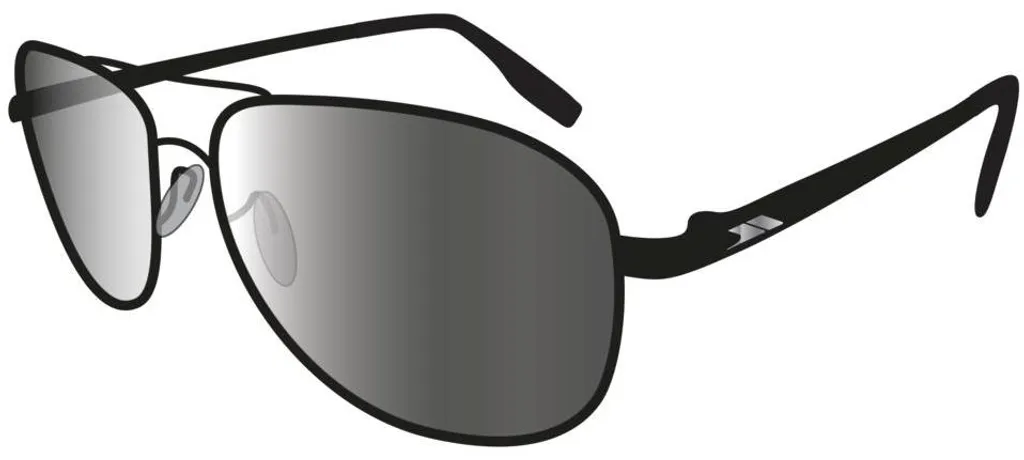 Trespass Aviator Lunettes de soleil bronze monture métallique élégante
