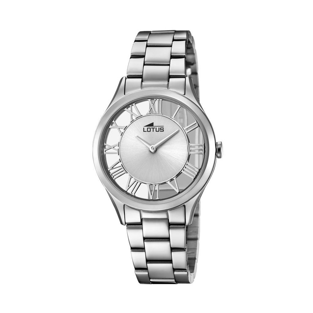 Lotus Damen Uhr Armbanduhr 18395/1 Edelstahl silberfarbig