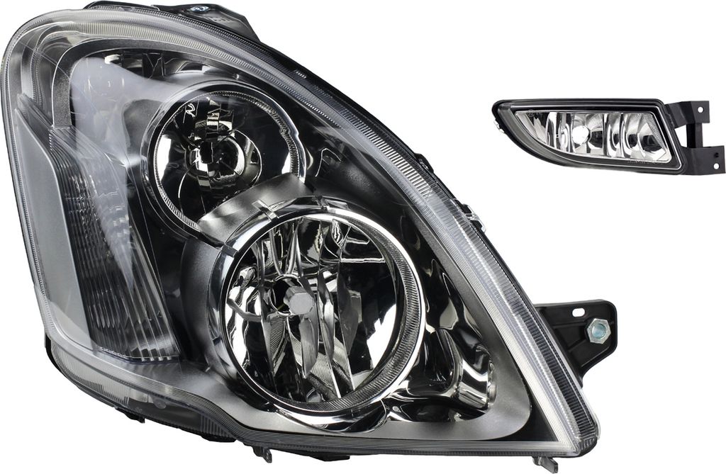 Johns, Scheinwerfer Halogen passend für Iveco Daily V 09/2011 -02/14 H7 H1 Re. + Nebel. 5801375415 0005801375415 51775551 51827371 5801377880