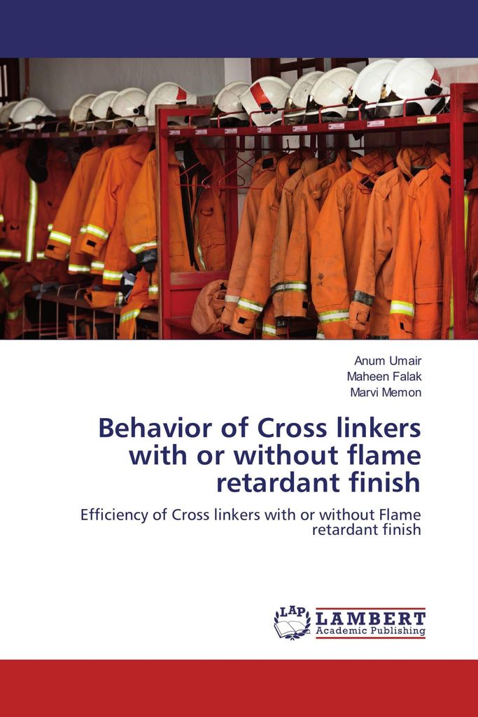 Behavior of Cross linkers with or without flame retardant finish