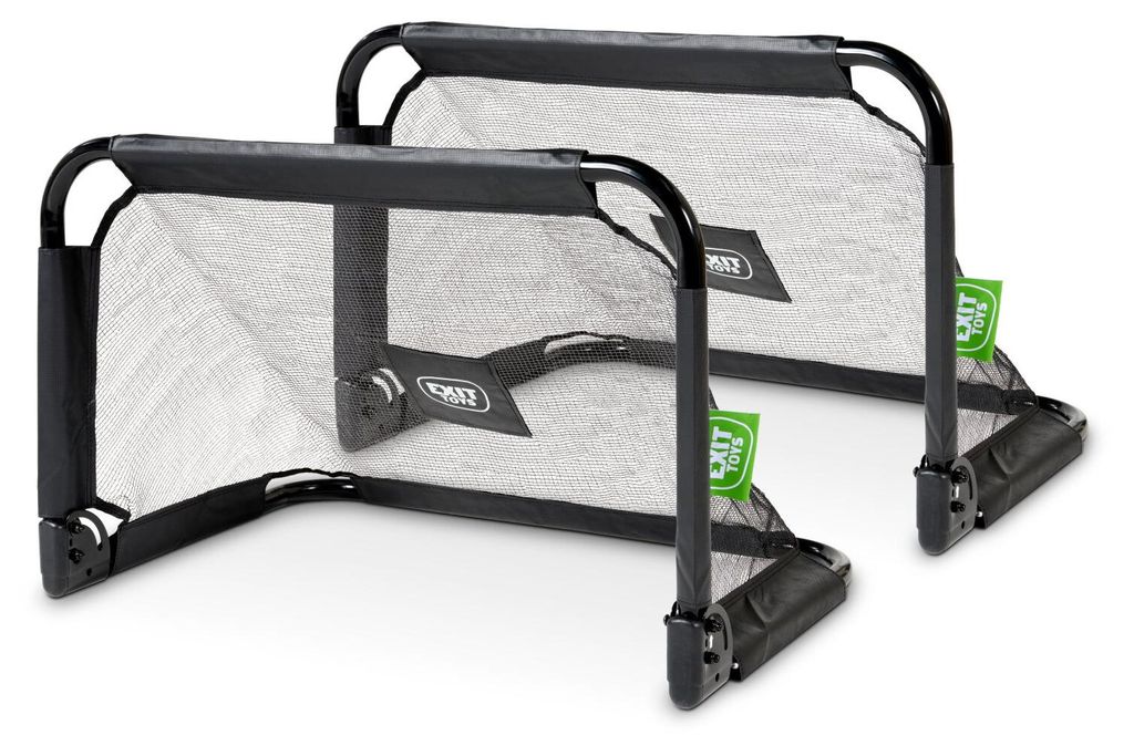EXIT Pico stalen voetbaldoel 90x60cm (set van 2) - zwart Productafbeelding 