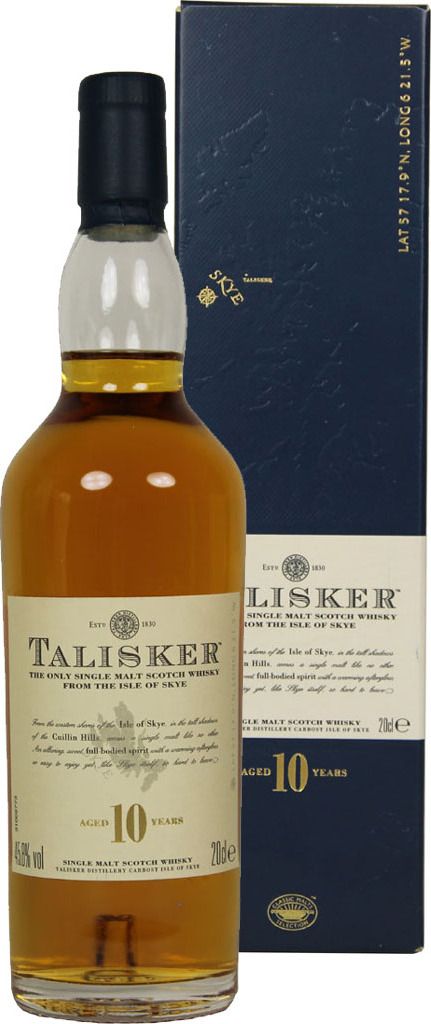 Talisker 10 Years + Box 200ml 45,8 % Vol. Produktbild 